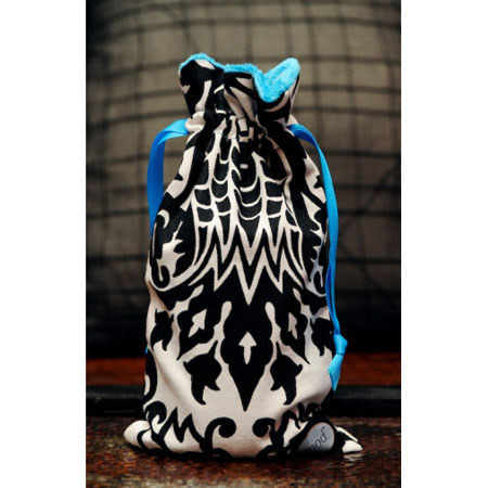 Mod Personal Accessories Damask Bag 6x10.5 inch