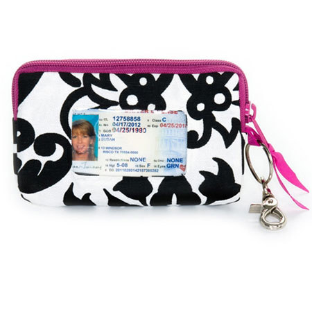 Mod Damask & Pink ID/Phone Case