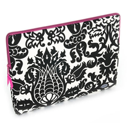Mod Damask & Pink Large Laptop Sleeve