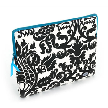 Mod Damask & Turquoise Small Laptop Sleeve