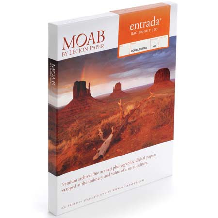 Moab Entrada Rag Matte Fine Art Paper(13"x40' Roll) Double-Sided
