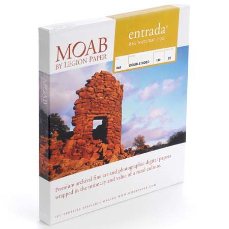 Moab R08ERN19089P Entrada Rag Natural Inkjet Paper