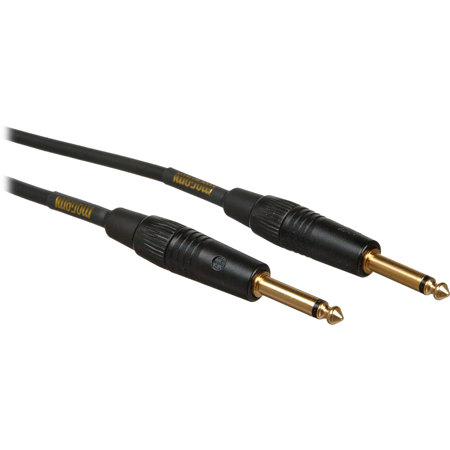 MOGAMI Gold Instrument 18' 1/4" Male to 1/4" Male Straight End Cable
