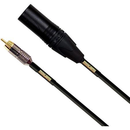 Mogami Gold 12' 3-Pin XLR Male to RCA Male Audio/Video Patch Cable