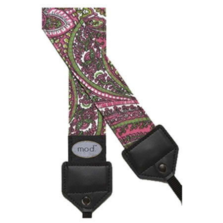 Mod Hot Pink Paisley Premium Camera Strap