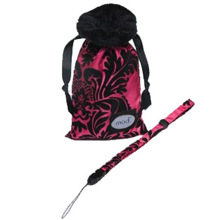 Mod Hot Pink Victorian Compact Camera Pouch