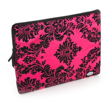 Mod Hot Pink Victorian Small Laptop Sleeve