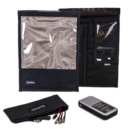 Mission Darkness NeoLok Faraday Bag with Battery Kit for Tablets