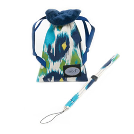 Mod Navy Floral Compact Camera Pouch & Strap