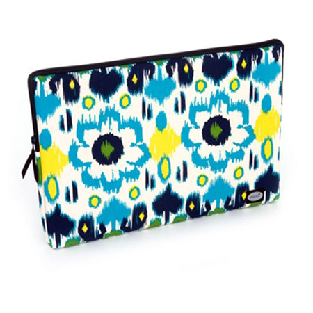 Mod Navy Floral Large Laptop Sleeve