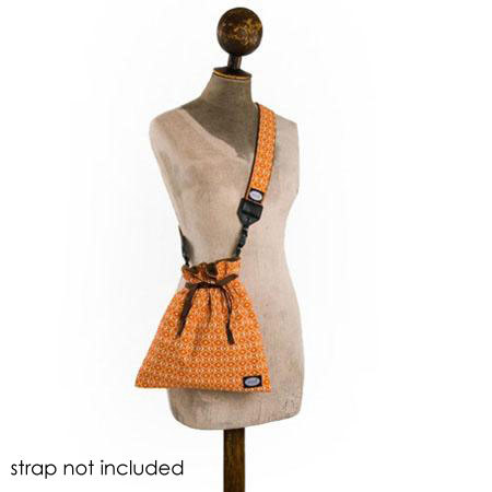 Mod Orange Print Drop-in Bag
