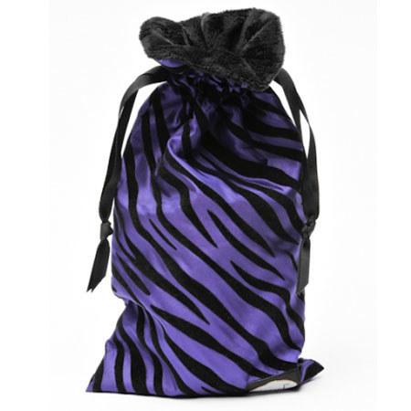 Mod Purple and Black Zebra Bag