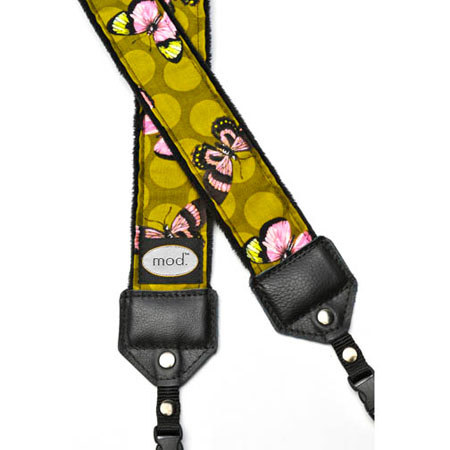 Mod Polka Dot Butterfly Camera Strap with Quick Release