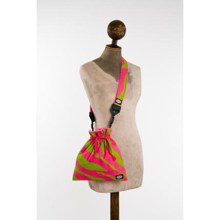 Mod Pink/Green Zebra Drop-in Bag