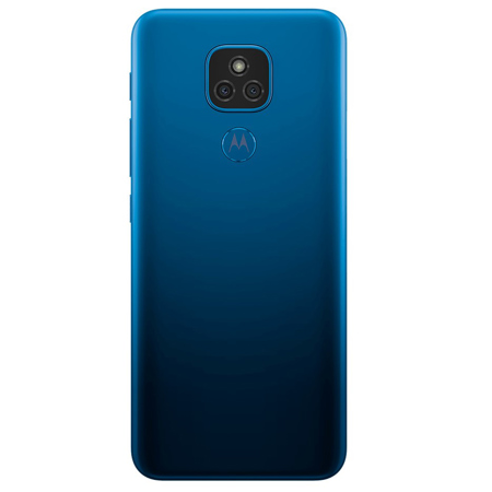 Motorola Moto E7 Plus 6.5" 64GB Dual-SIM Smartphone, 4GB RAM, Unlocked, Blue