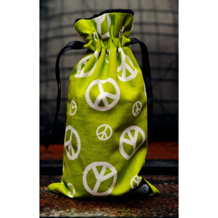 Mod Personal Accessories Peace Sign Bag 6x10.5 inch