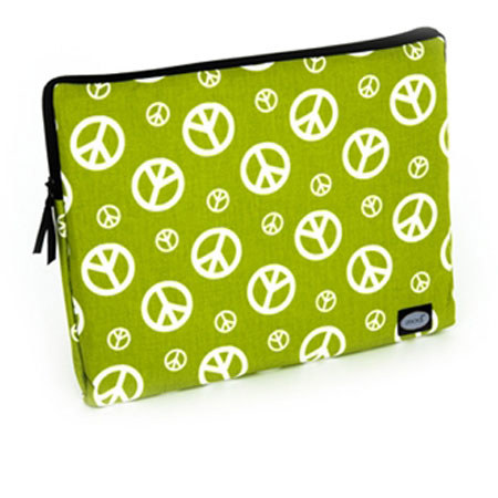 Mod Peace Sign Small Laptop Sleeve