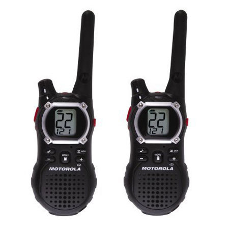 Motorola Talkabout EM1000AA Alkaline Radio Set,Black