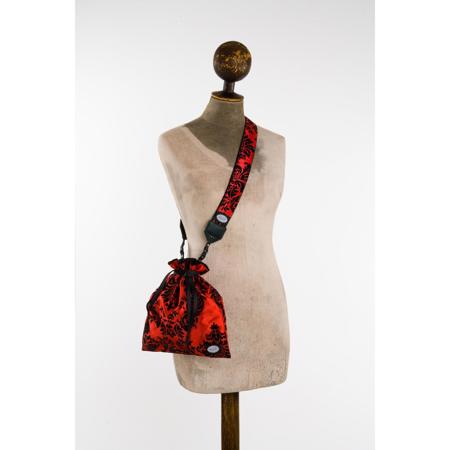 Mod Red Victorian Drop-in Bag