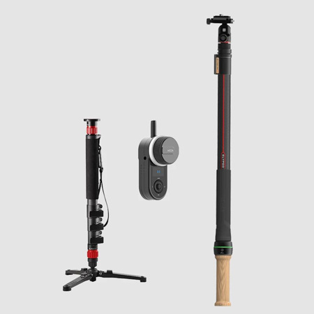 その他 MOZA Slypod E Motorized Slider Monopod Gudsen updates Moza Slypod Pro electric monopod arm with