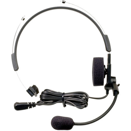 Motorola 53725 SLK Headset with Swivel Boom PTT Microphone, Black