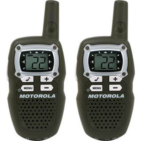 Motorola MB140R Talkabout Walkie Talkie Radio Set (Pair Brown)
