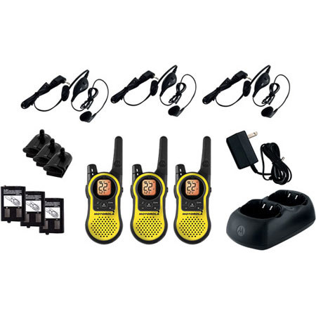 Motorola MH230TPR Rechargeable 2 Way Talkabout Radio 3 pack