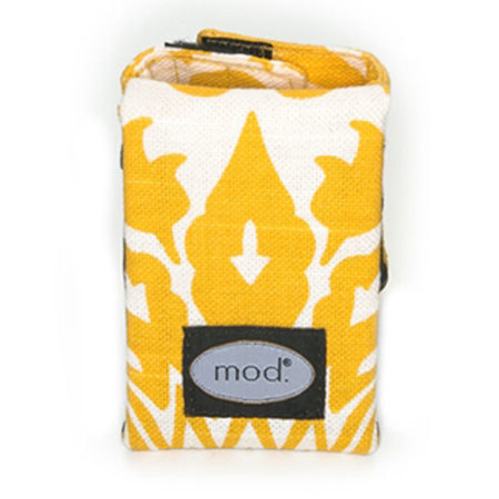 Mod Yellow and White Damask Strap Wrap