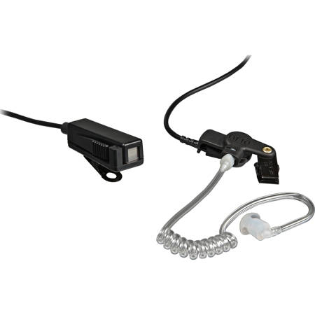 Motorola V1-10180 2-Wire Surveillance Earpiece with Palm PTT Microphone, Black