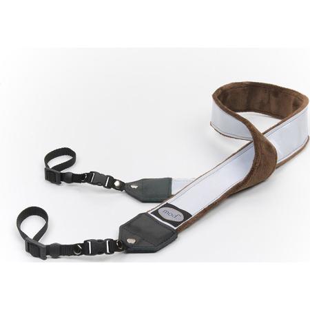Mod White/Brown Billboard Strap
