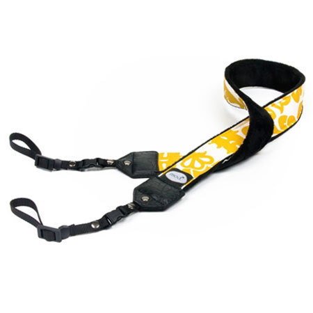 Mod Yellow and White Damask Premium Strap