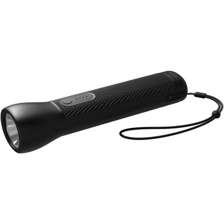 Mophie 36.6Wh Powerstation Go Rugged Flashlight w/Built-in Battery Charger,Black
