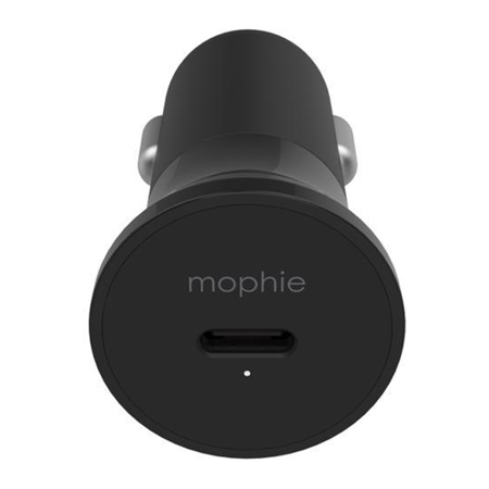 Mophie 18W Power Delivery USB-C Car Charger, Black