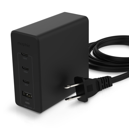 Mophie Speedport 120W GaN 4-Port USB-C/USB-A Wall Charger