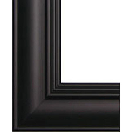 Maxxi Photo Scoop Wooden Wall Frame, Holds 1 4 x 6" Photo, Color: Matte Blue.