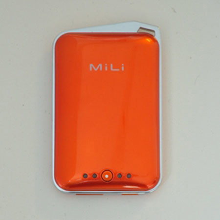 MiLi Power Crystal 2000mAh Battery Power Bank, Orange