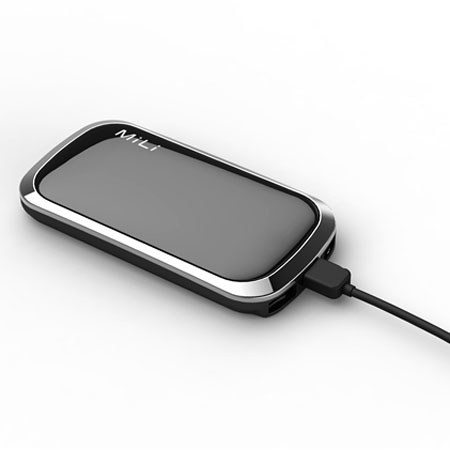MiLi Power Shine HB-F40 4000mAh External Power Bank, Black