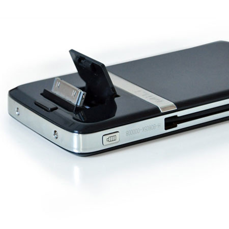 MiLi Power Matrix 3000mAh External Battery Pack, Black/White
