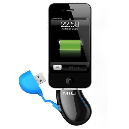 MiLi Power Candy Compact 500mAh External Battery, Black