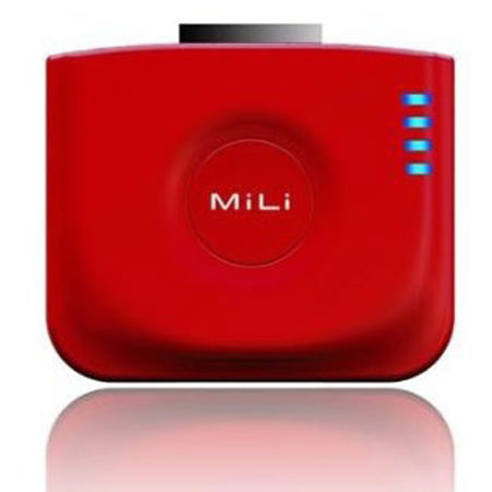 MiLi Power Angel HI-A10 Battery Backup & Stand, Red