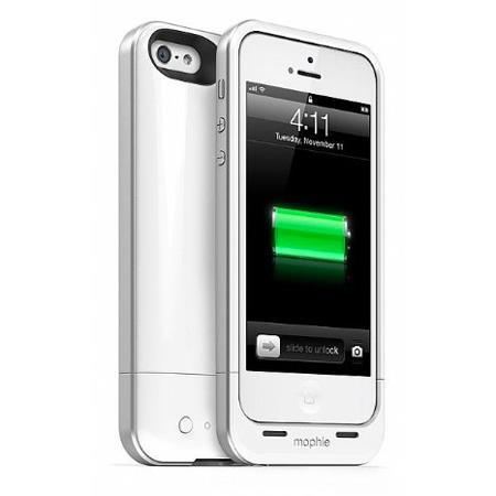 Mophie Juice Pack Air Battery Case for iPhone 5/5s, White