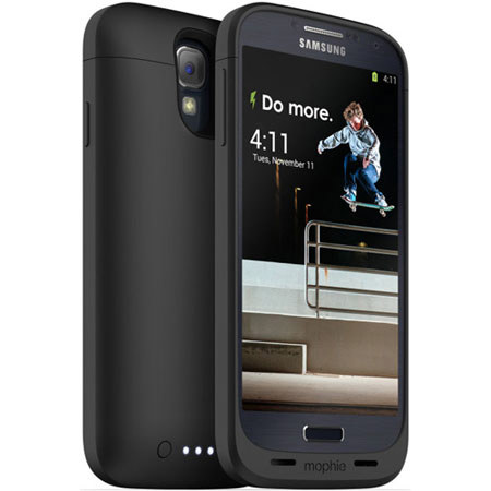 Mophie Juice Pack for Samsung Galaxy S4, 2300mAh Battery Capacity, Black