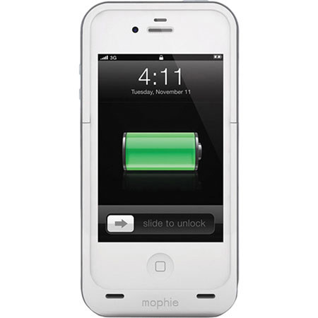 Mophie Juice Pack Plus Battery Pack for iPhone 4 & 4S, Gray