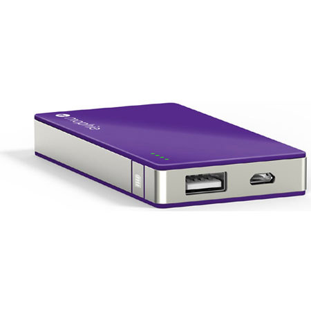 Mophie Juice Pack Powerstation Mini for Smartphones/USB Devices, Purple