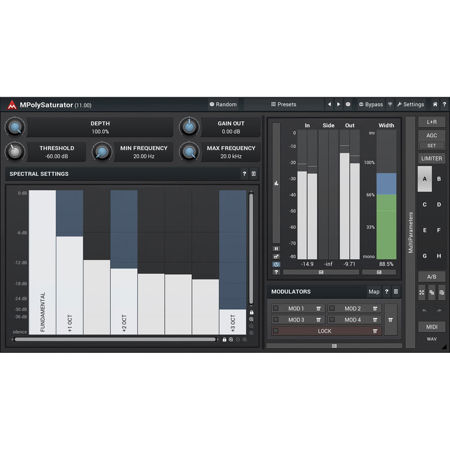 MeldaProduction MPolySaturator Spectral Saturation Plug-In, Download