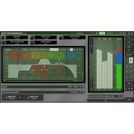 MeldaProduction MAutoDynamicEq Dynamic Equalizer Software Plug-In, Electronic Download