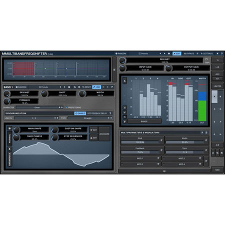 MeldaProduction MMultiBandFreqShifter Frequency Shifting Software Plug-In, Electronic Download