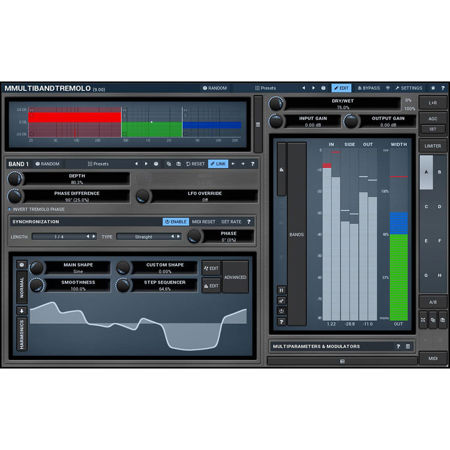 MeldaProduction MMultiBandTremolo Tremolo Software Plug-In, Electronic Download