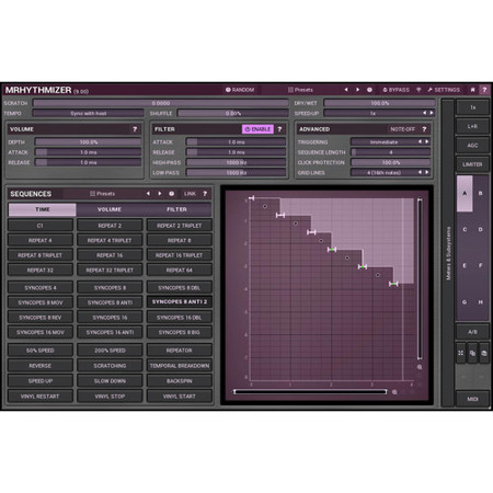MeldaProduction MRhythmizer Time Manipulation Effect Software Plug-In, Electronic Download