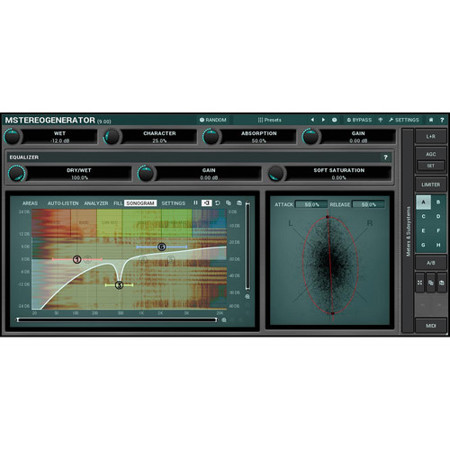 MeldaProduction MStereoGenerator Sound Field Expander Software Plug-In, Electronic Download